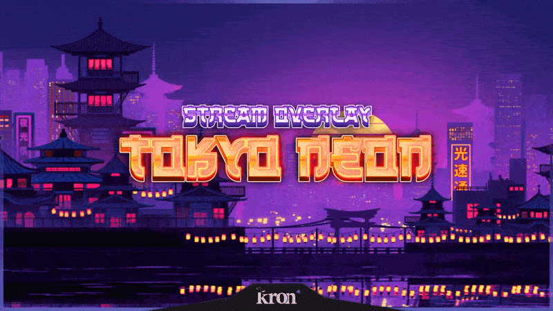 Tokyo Neon Stream Overlay