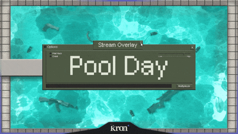 Pool Day Stream Overlay