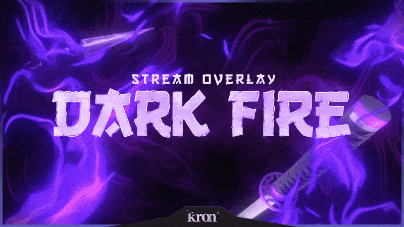 Dark Fire Stream Overlay