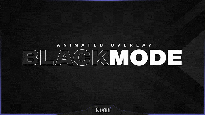Black Mode Stream Overlay