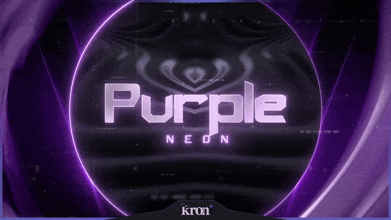 Purple Neon Stream Overlay