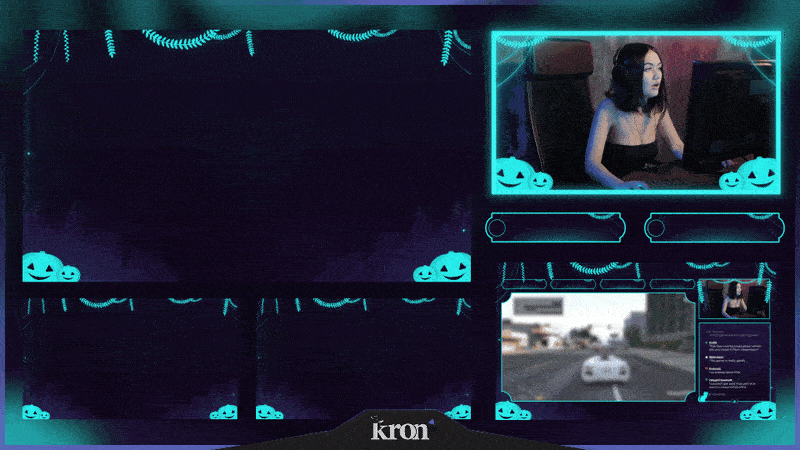 Spooky Forest Stream Overlay