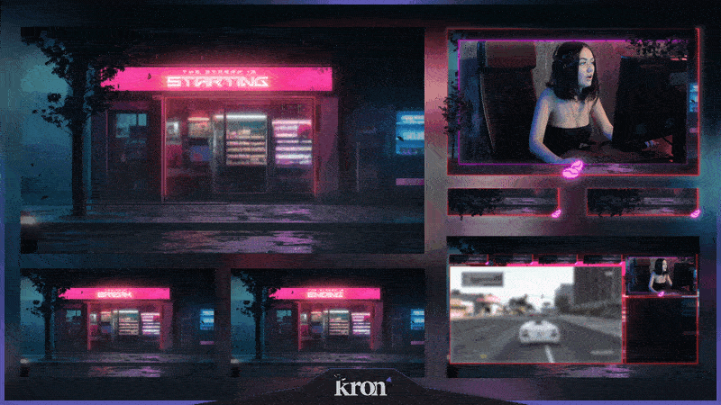 Coffee Shop Stream Overlay