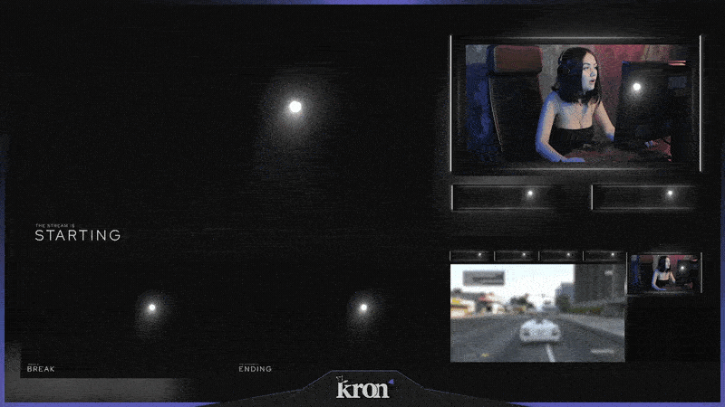 Dark Vibes Stream Overlay