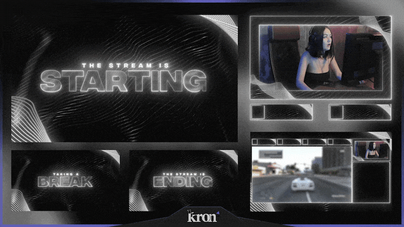 Black Line Stream Overlay