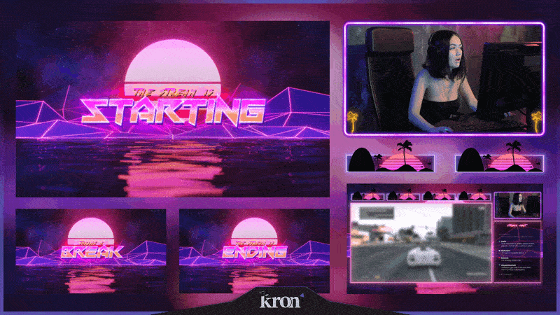 Retro Vibes Stream Overlay