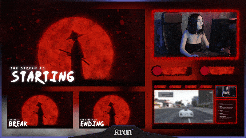 Red Ronin Stream Overlay