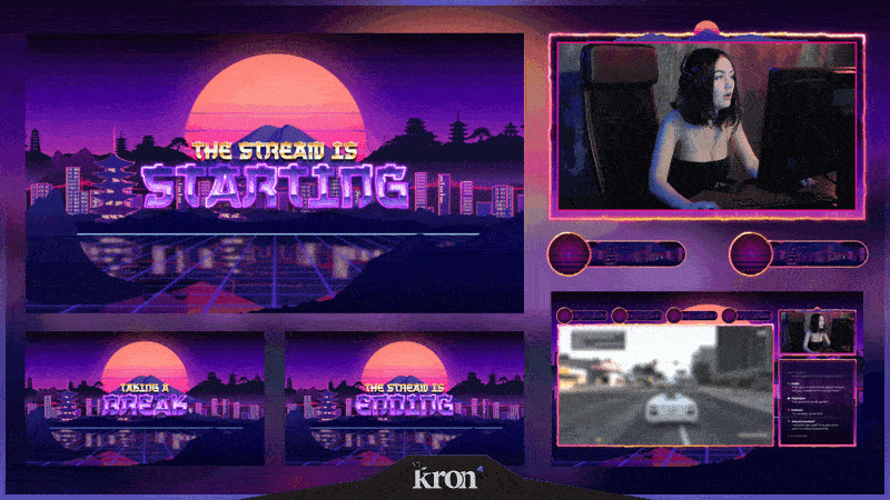 Synth Japan Stream Overlay