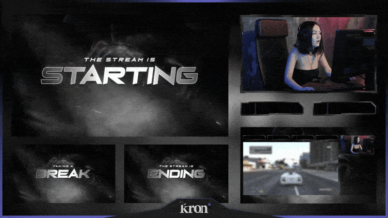 Dark Void Stream Overlay