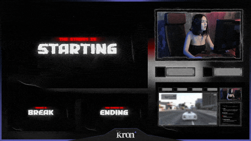 Dark Cube Stream Overlay
