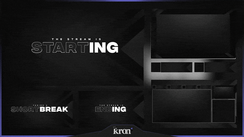 Black Mode Stream Overlay