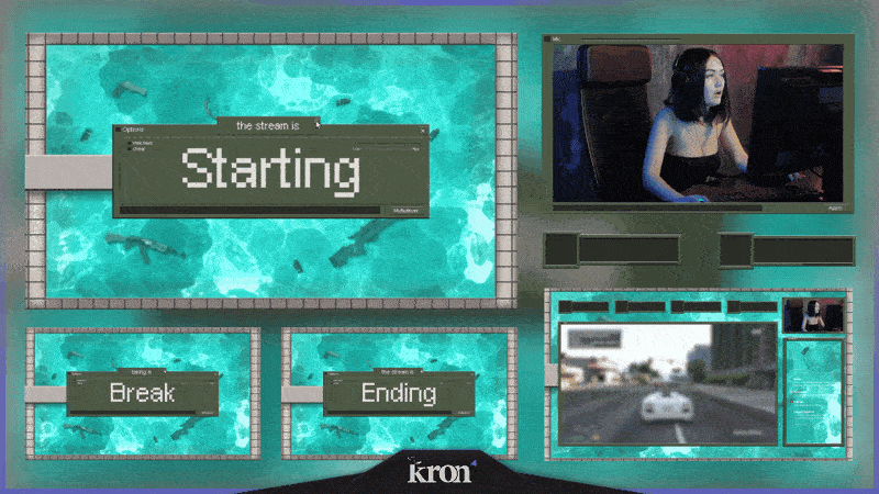 Pool Day Stream Overlay