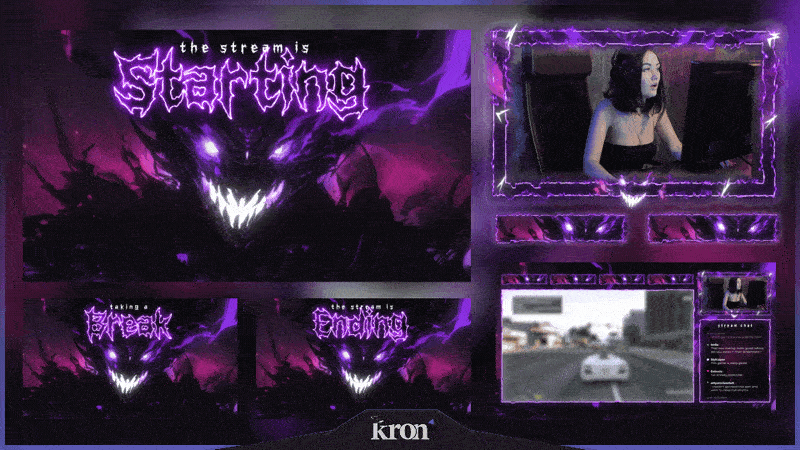 Phonk Stream Overlay