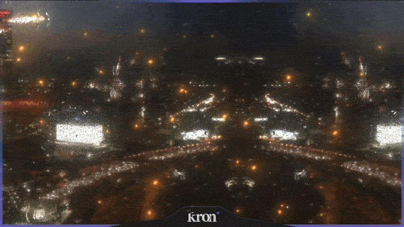 Night Rain Stream Overlay