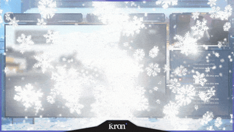 Winter Coffee Shop Overlay Animado