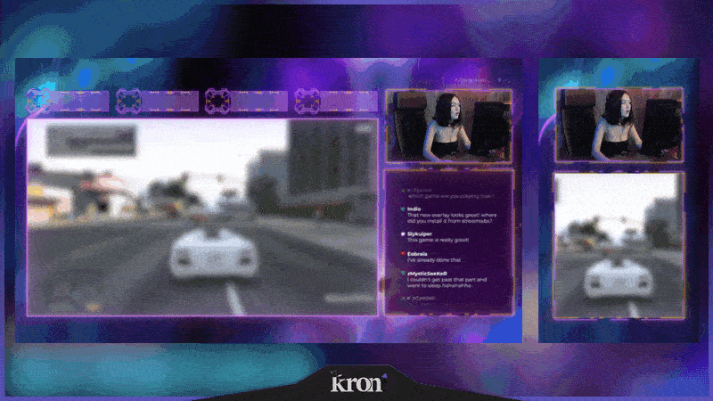 Neon City Stream Overlay