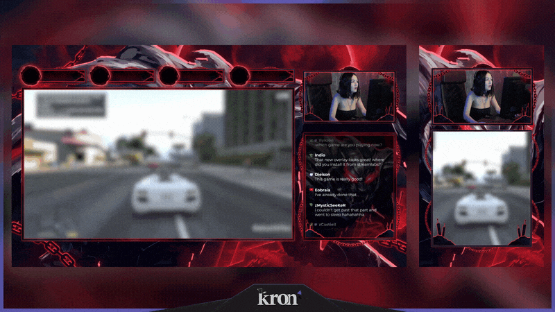 Phonk Berserk Stream Overlay