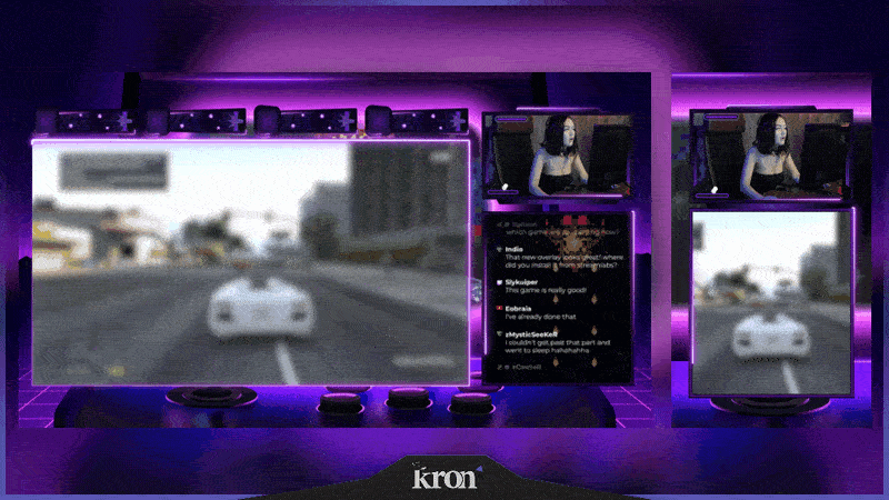 Arcade Neon Stream Overlay