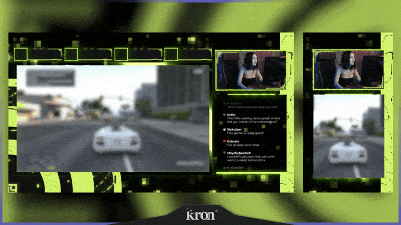 Neon Byte Overlay Animado