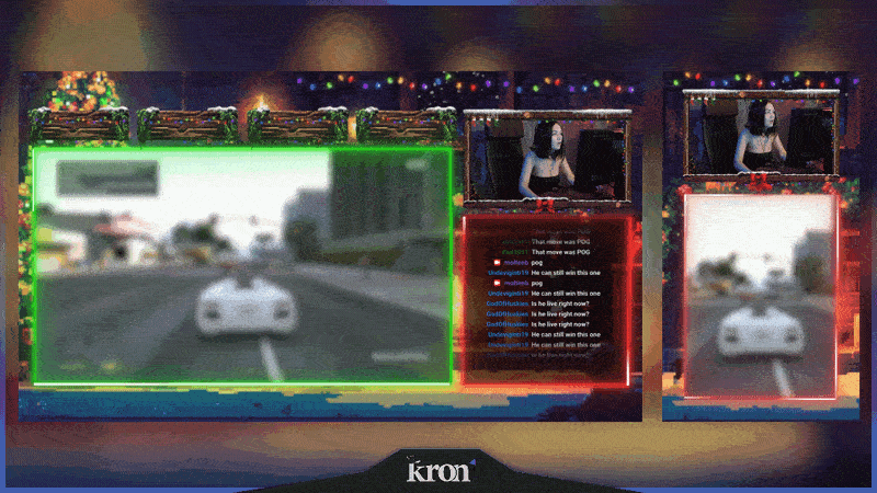 Pixel Christmas Overlay Animado