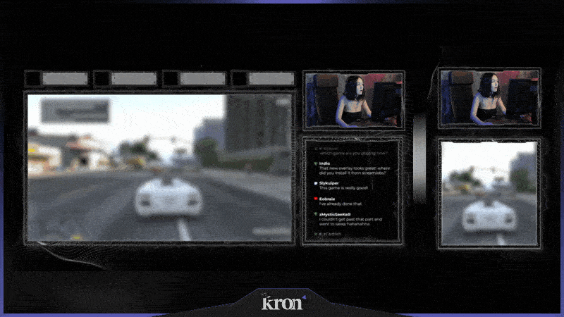Dark Cube Stream Overlay