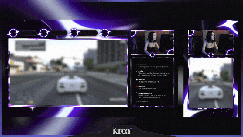 Black Star Stream Overlay