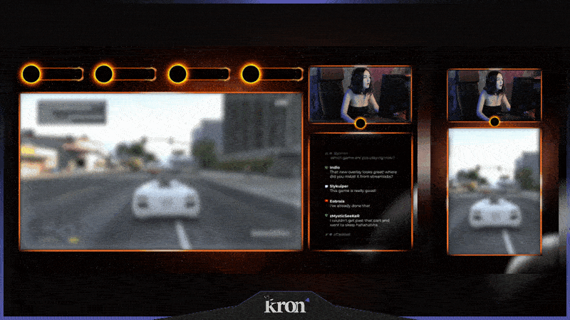 Eclipse Overlay Animado
