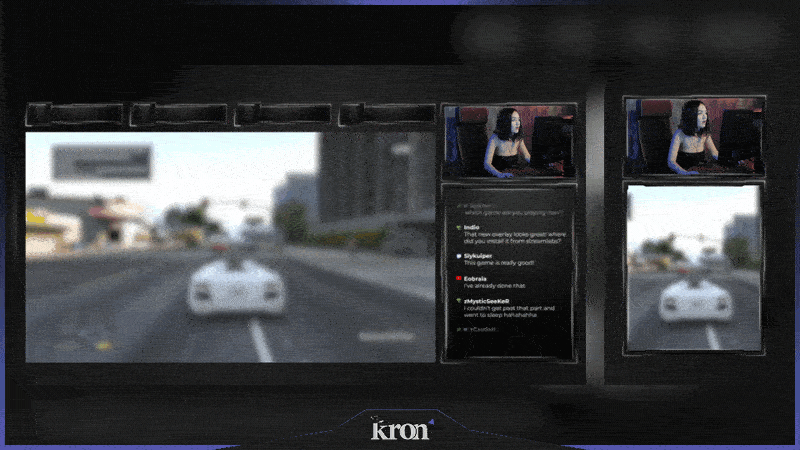 Minimal Dark Stream Overlay