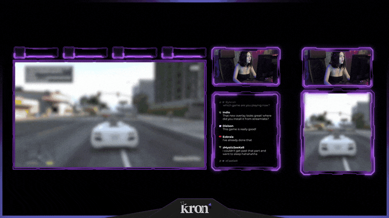 Purple Room Stream Overlay