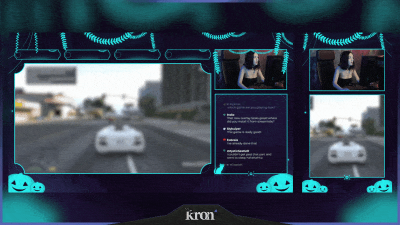 Spooky Forest Stream Overlay