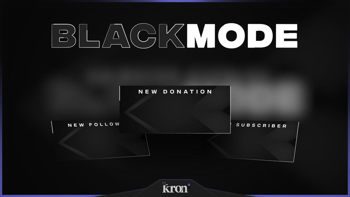 Black Mode Alertas Animados