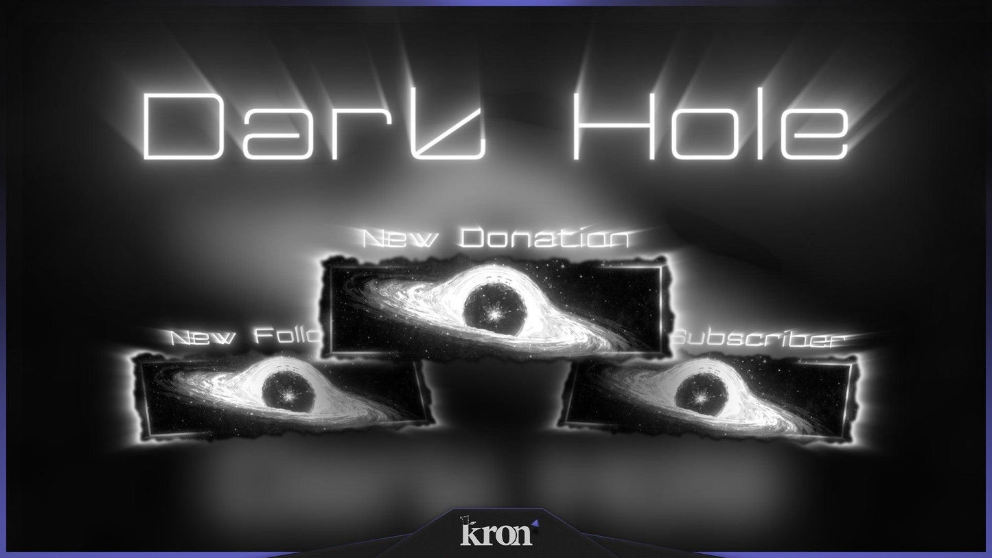 Dark Hole Animated Alerts