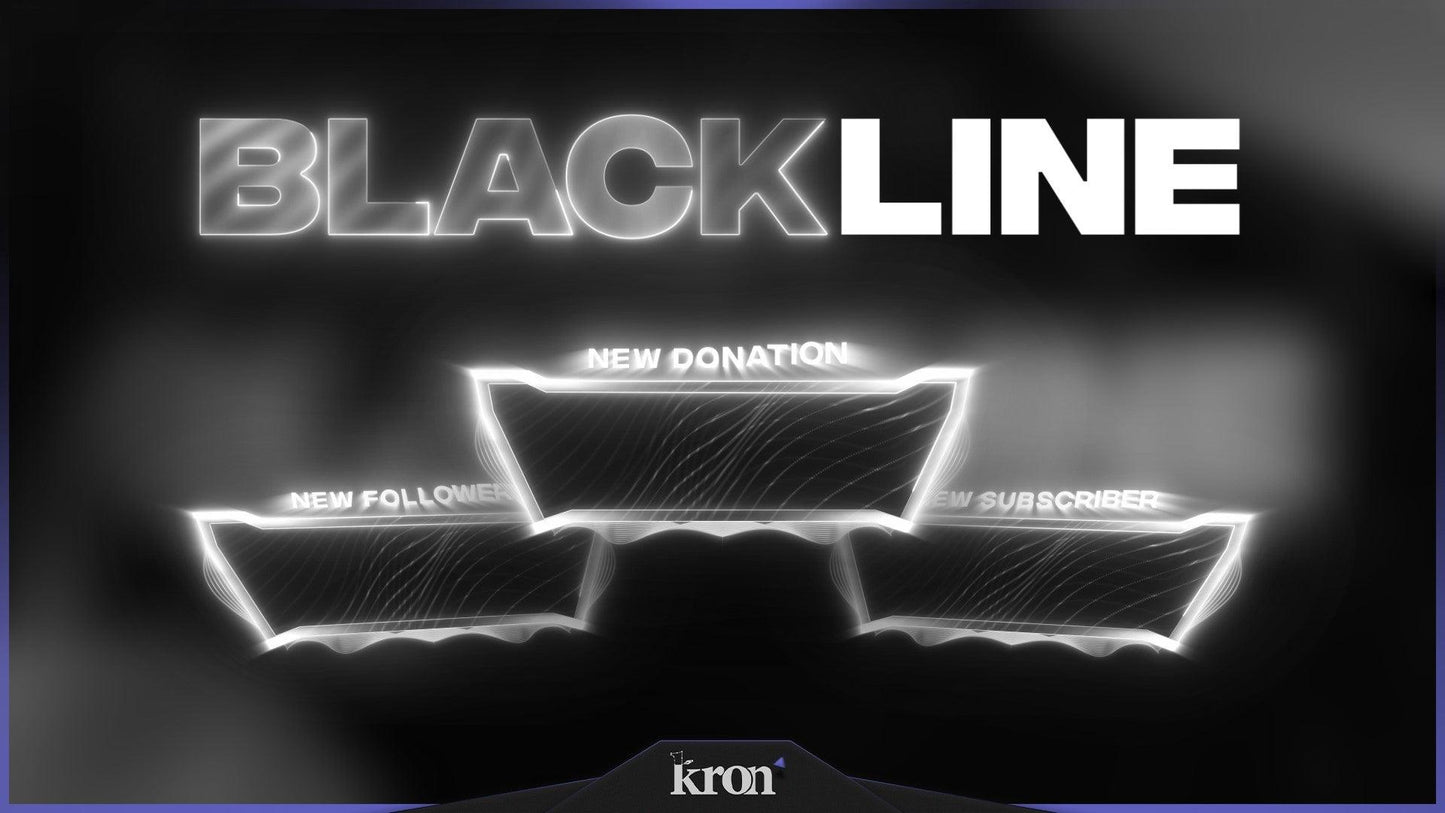 Black Line Alertas Animados