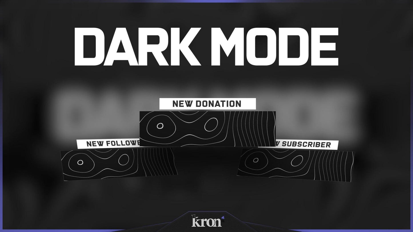 Dark Mode Alertas Animados