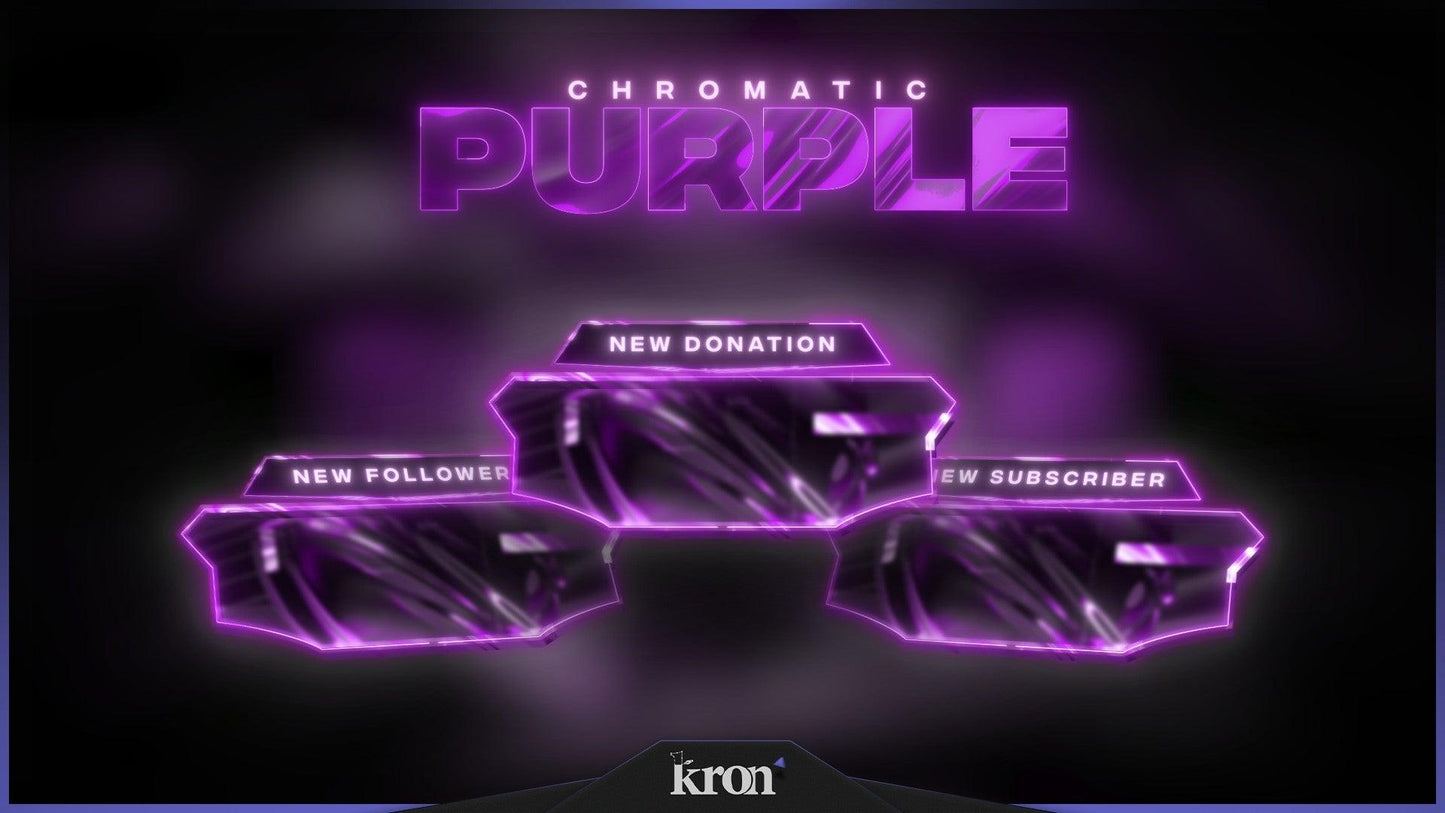 Chromatic Purple Animated Alerts