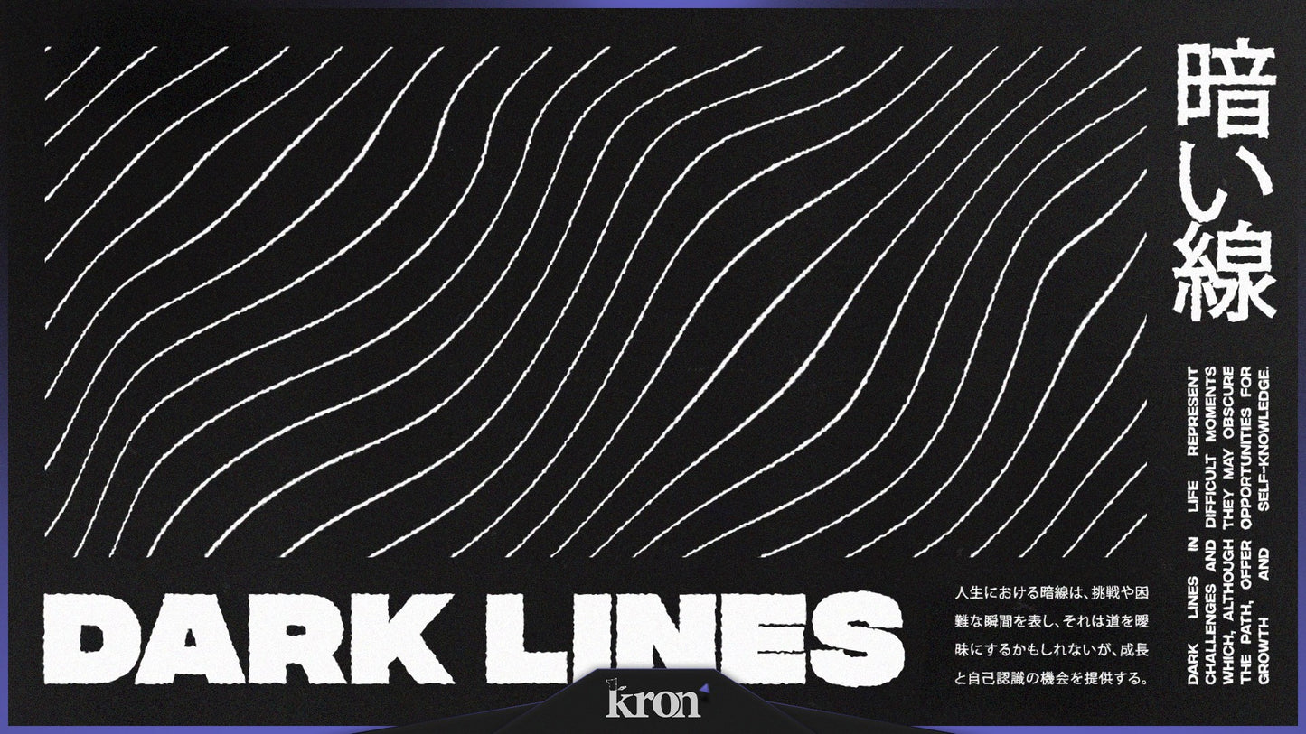 Dark Lines Overlay Animado