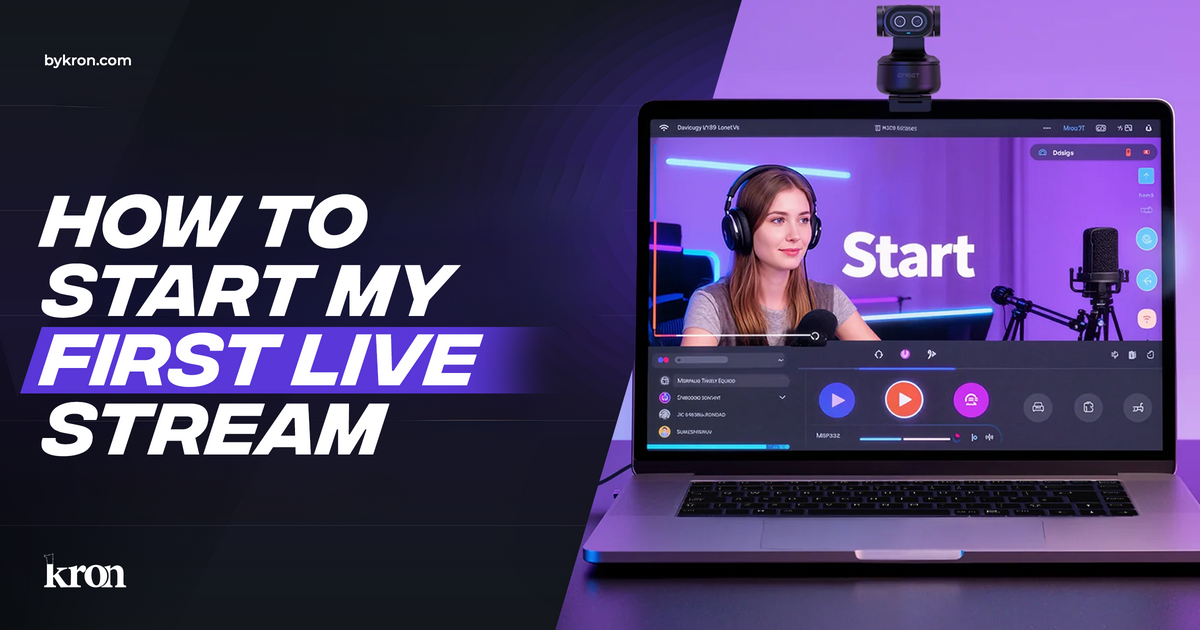 How to Start Streaming With a byKron Overlay: First Steps