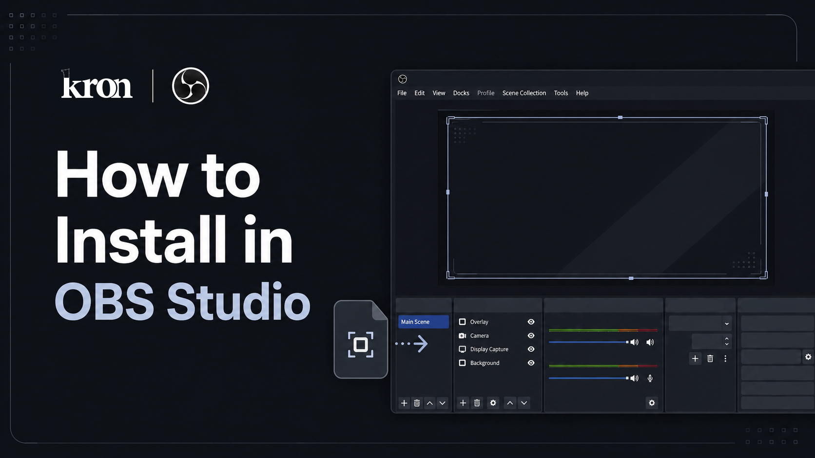 How to Install Your byKron Overlay in OBS Studio