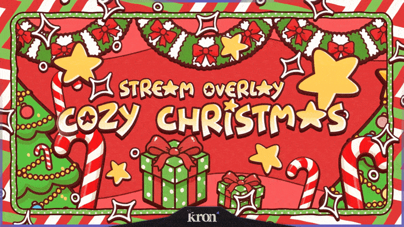 Cozy Christmas Overlay Animado