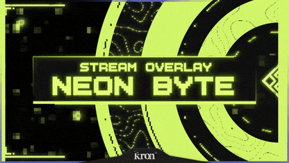 Neon Byte Overlay Animado
