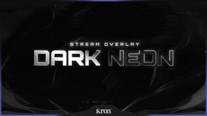 Dark Neon Stream Overlay