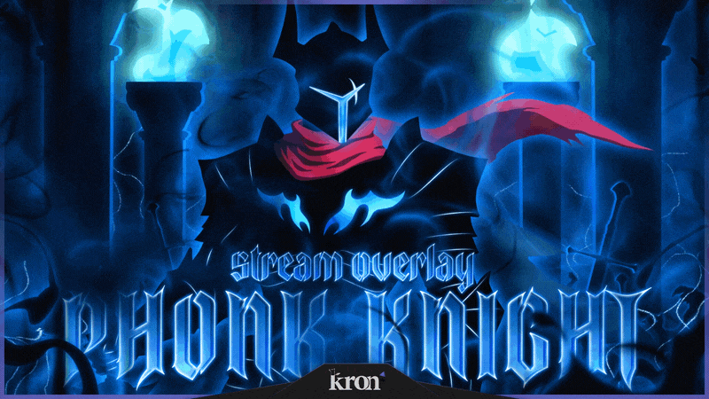 Phonk Knight Stream Overlay