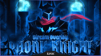Phonk Knight Stream Overlay