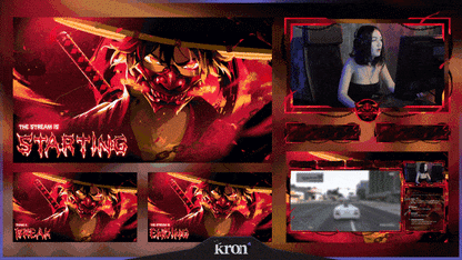 Phonk Oni Overlay Animado