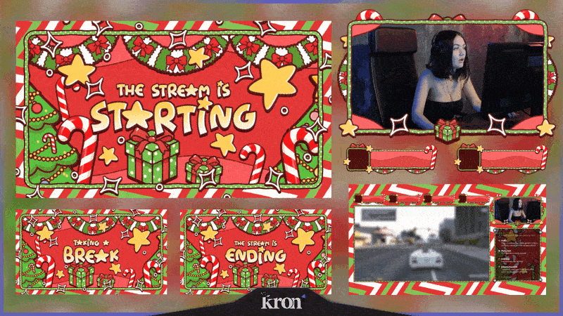 Cozy Christmas Overlay Animado