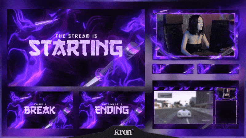 Dark Fire Stream Overlay