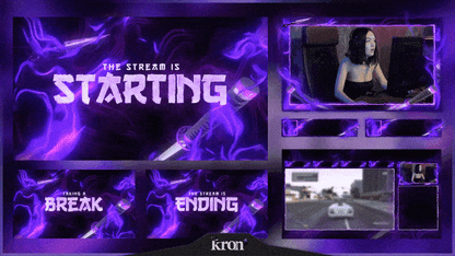 Dark Fire Stream Overlay