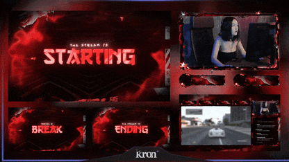 Red Ninja Stream Overlay