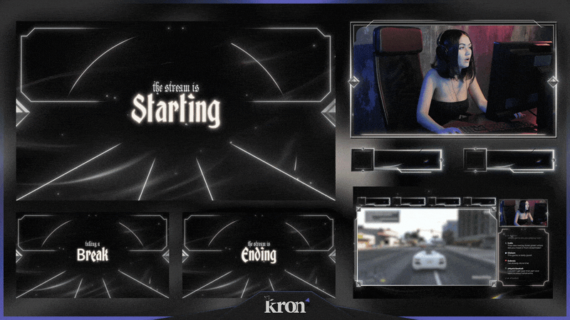 Gothic Dark Stream Overlay