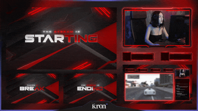 Carbon Red Stream Overlay